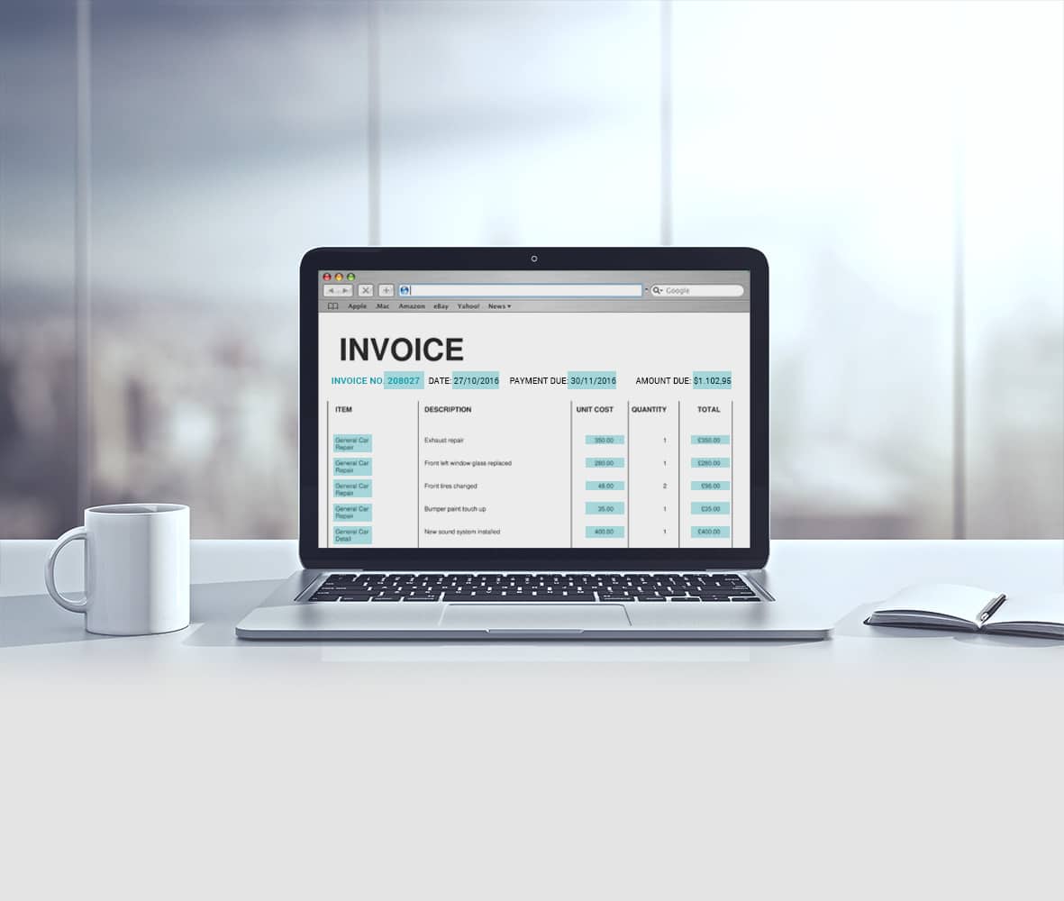 Accounts payable. IRISXTRACT. IRISXTRACT™.