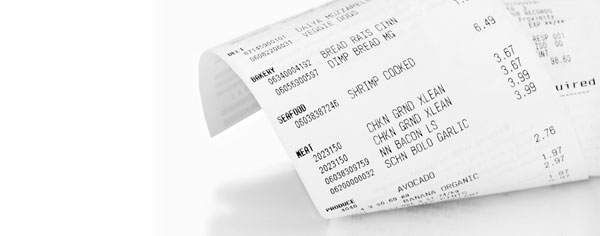 Scan invoices and receipts