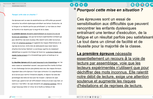 IRIScan Desk 6 Dyslexic  Améliorer le confort des dyslexiques