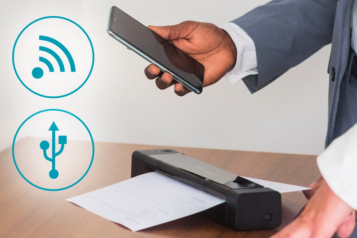 Transfer documents using Wifi or USB to ANY device !