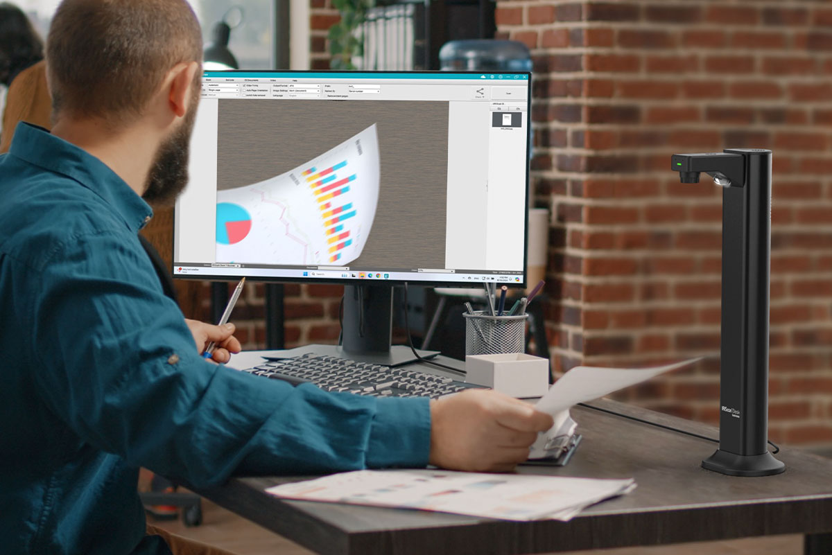 IRIScan Desk 7 - Scanner de document et caméra de document ultime avec vidéos 4K